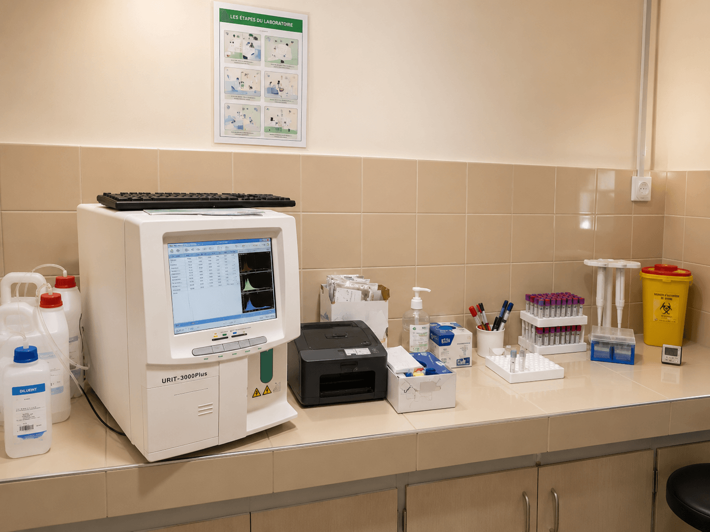Laboratoire d'analyses médicales de la Clinique Elisa